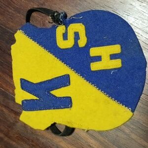 Vintage k High School arm patch
